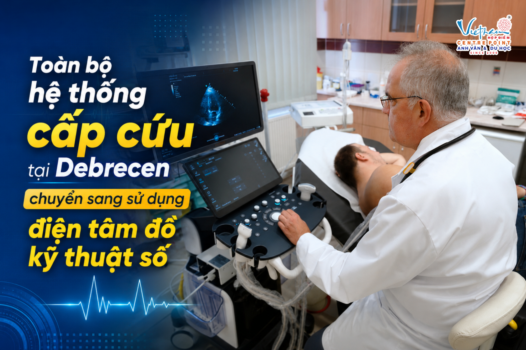 Toàn Bộ Hệ Thống Cấp Cứu Tại Debrecen Chuyển Sang Sử Dụng Điện Tâm Đồ Kỹ Thuật Số