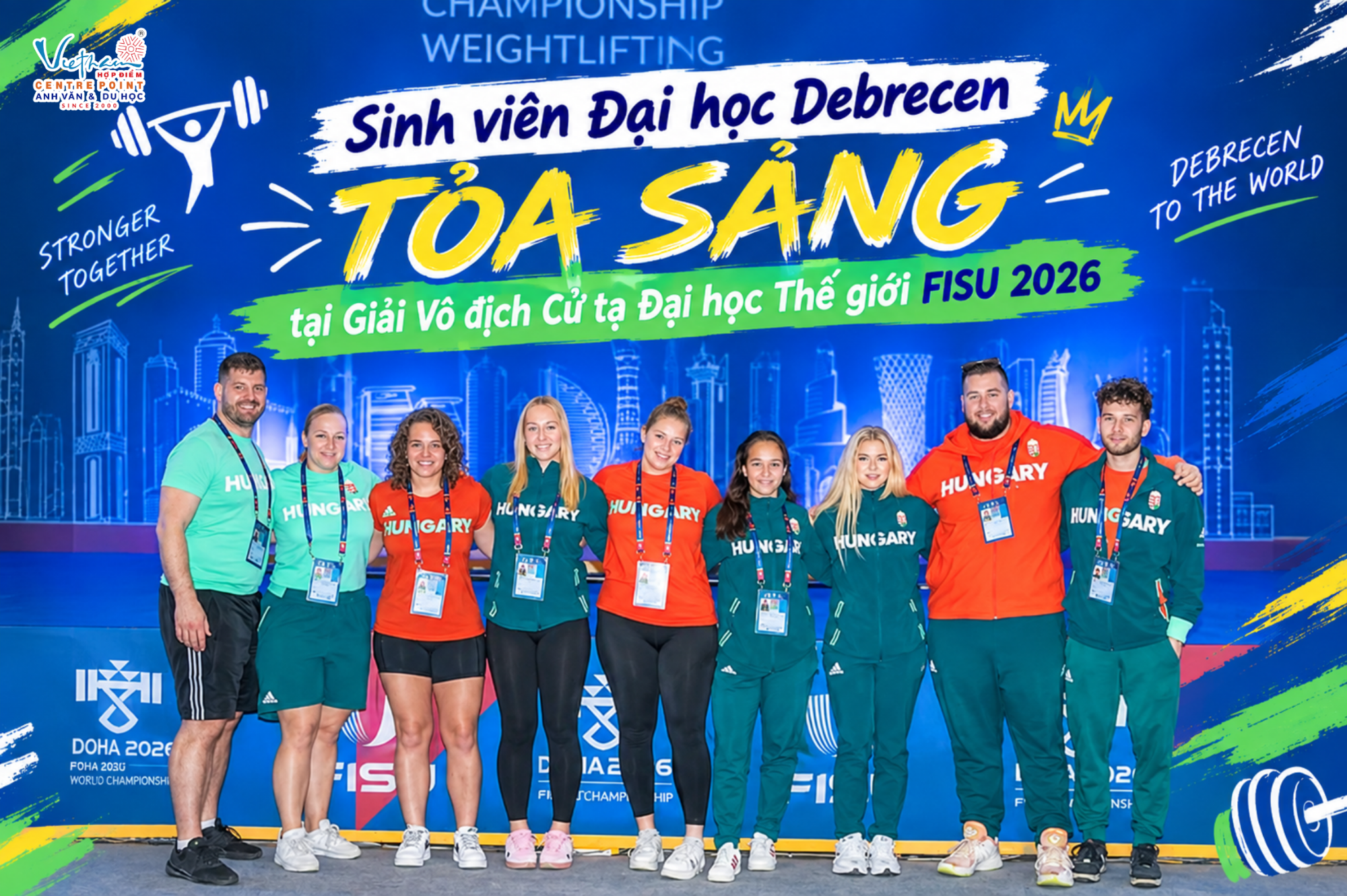 Sinh Viên Đại Học Debrecen Tỏa Sáng Tại Giải Vô Địch Cử Tạ Đại Học Thế Giới Fisu 2026