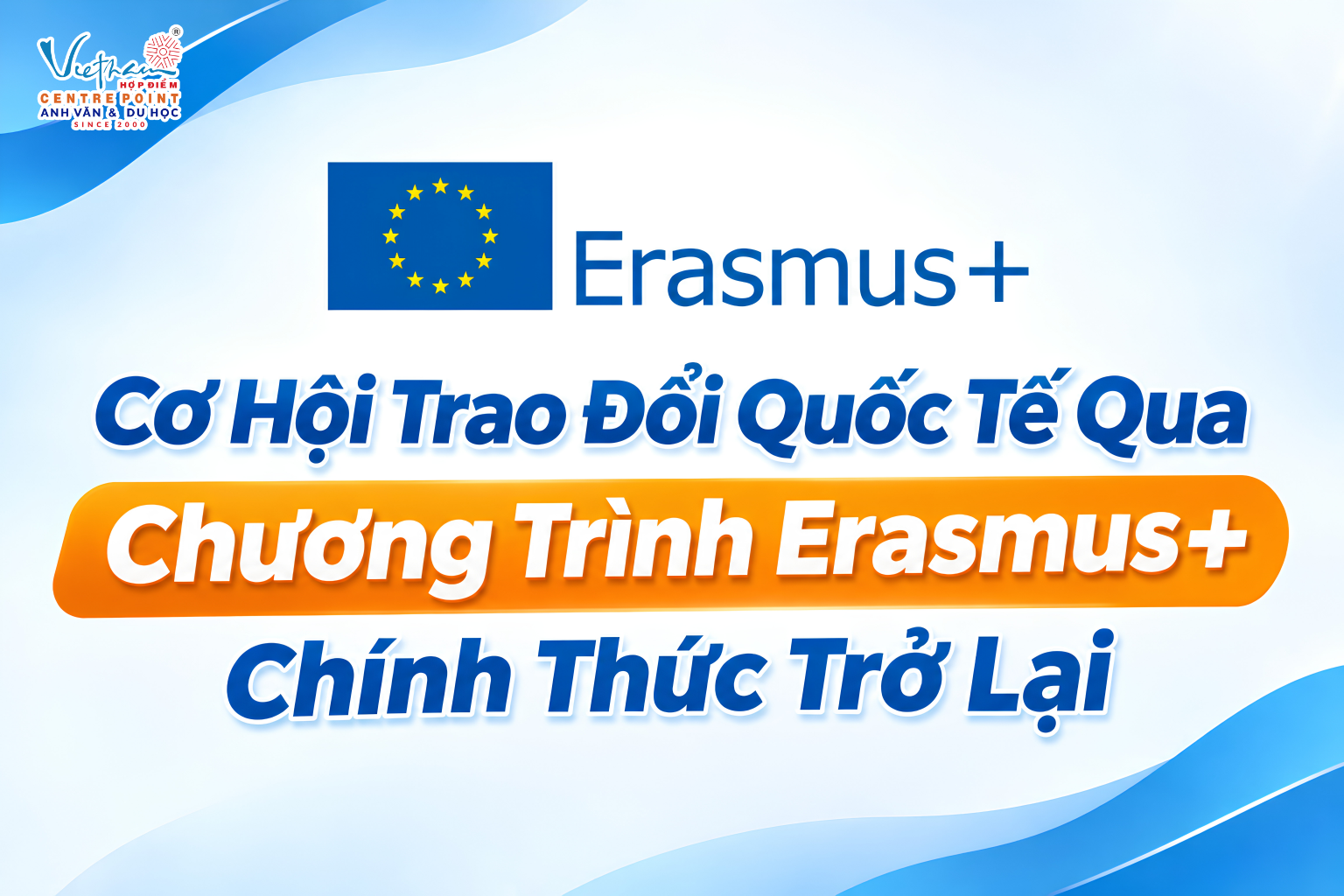 Cơ Hội Trao Đổi Quốc Tế Qua Chương Trình Erasmus+ Chính Thức Trở Lại