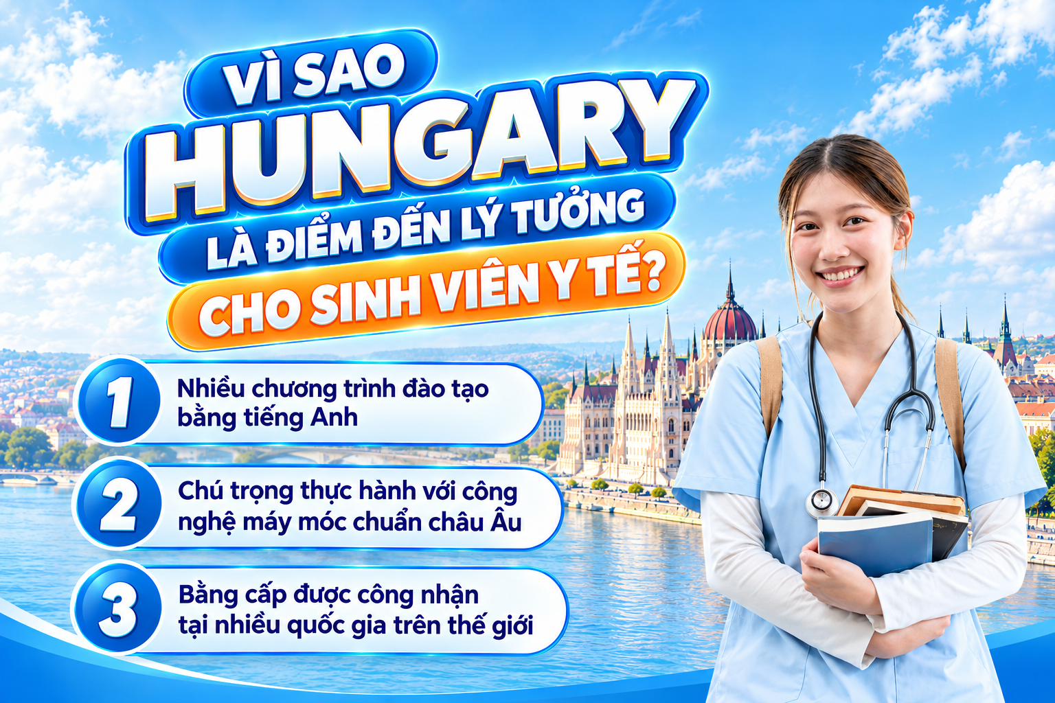 VÌ SAO HUNGARY LÀ ĐIỂM ĐẾN LÝ TƯỞNG CHO SINH VIÊN Y TẾ?